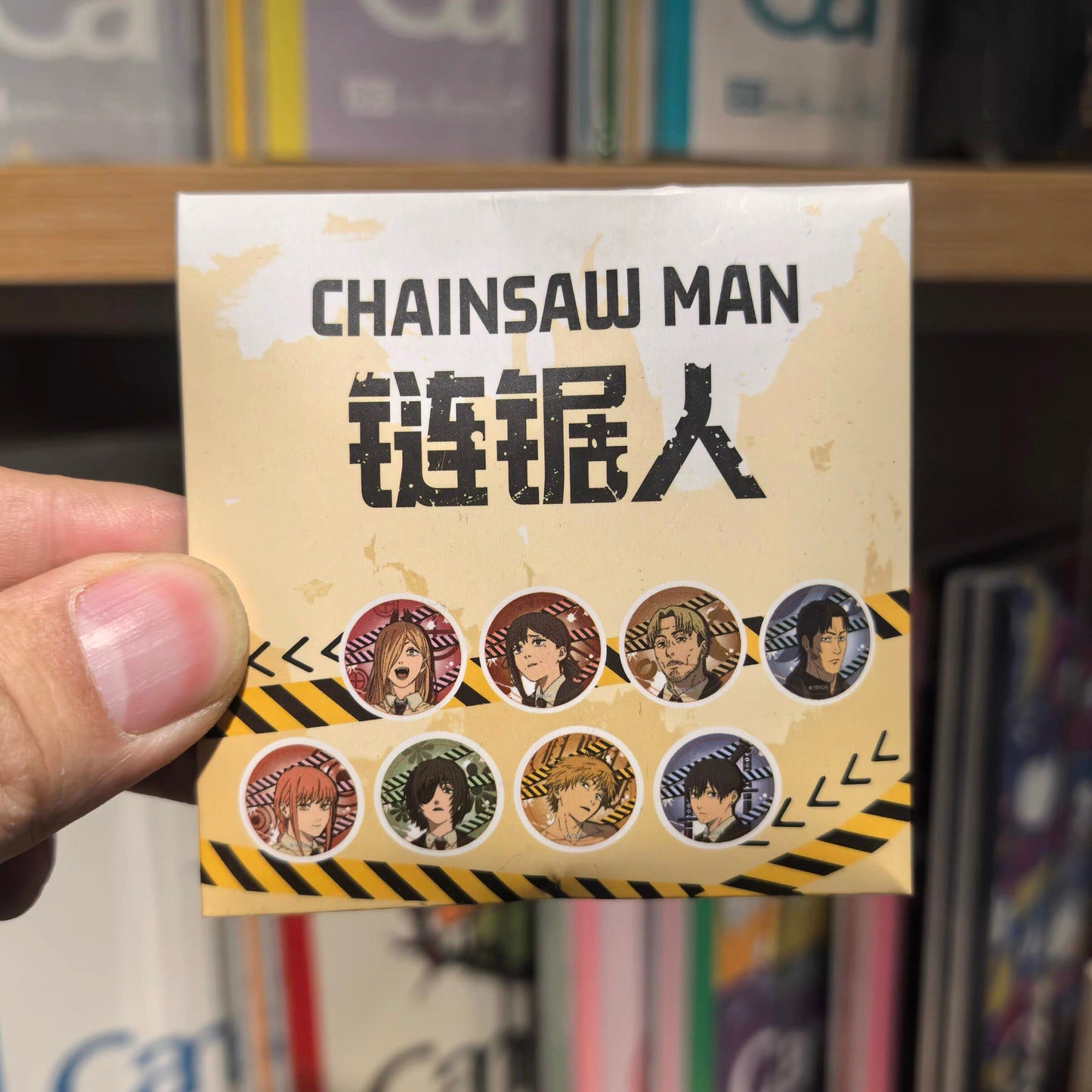 Chainsaw Man Crisis Warning 58mm Button Badge Blind Pack