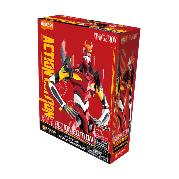 Blokees Evangelion Production Model-02 Action Edition Model Kit