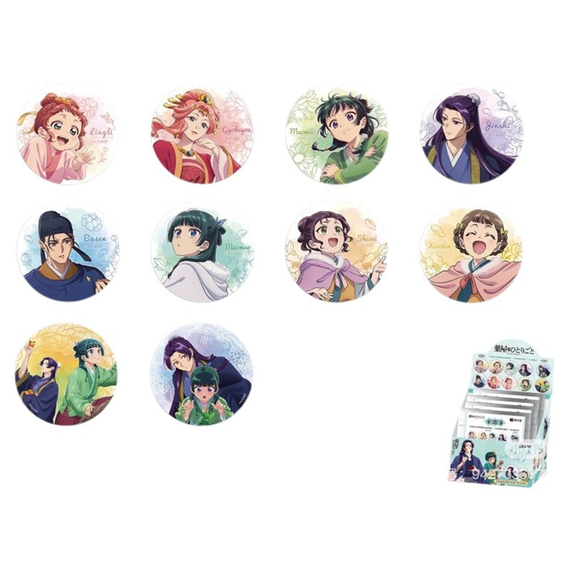 The Apothecary Diaries Blooming Time 58mm Button Badge Blind Box
