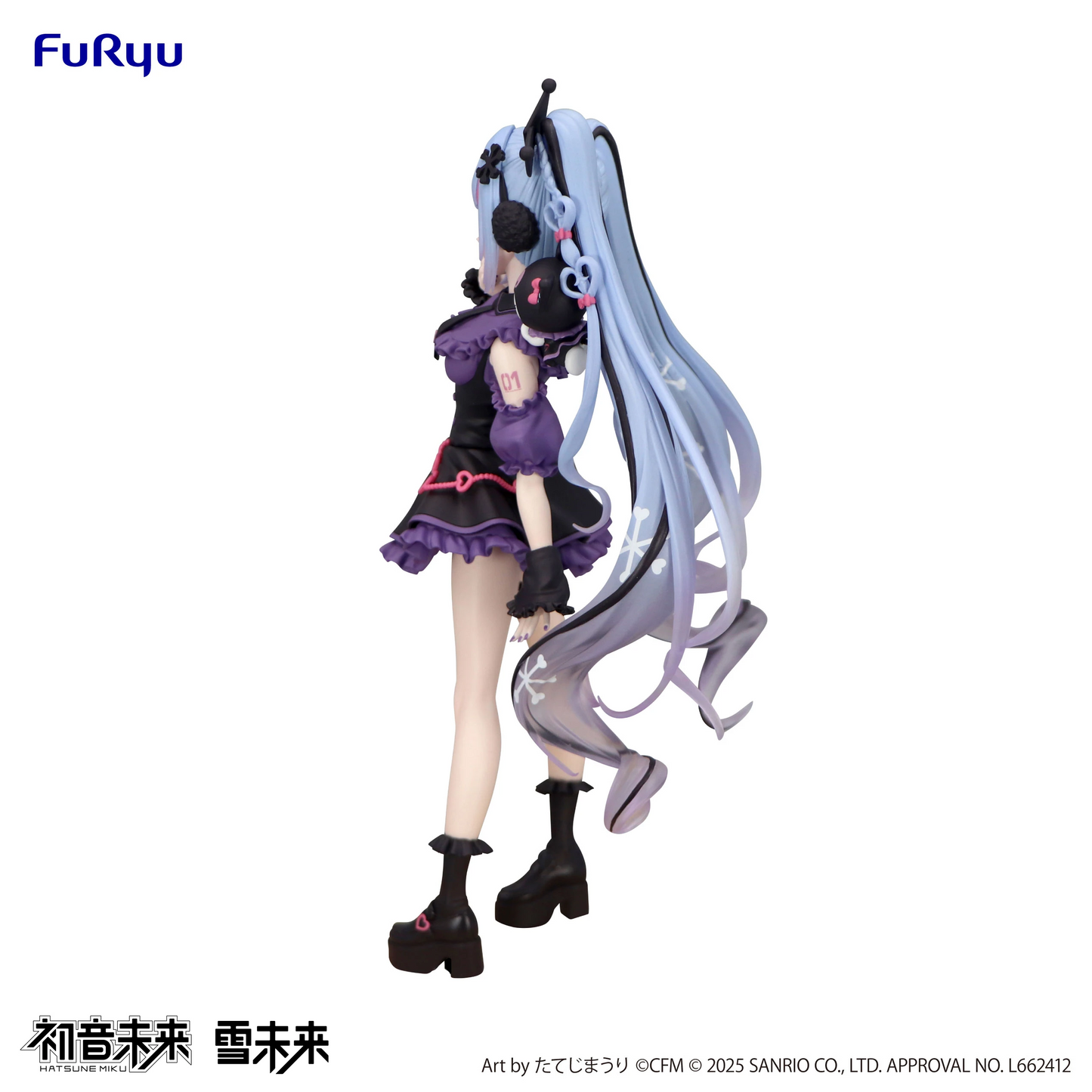 FuRyu Snow Miku x Kuromi Trio-Try-iT Figure