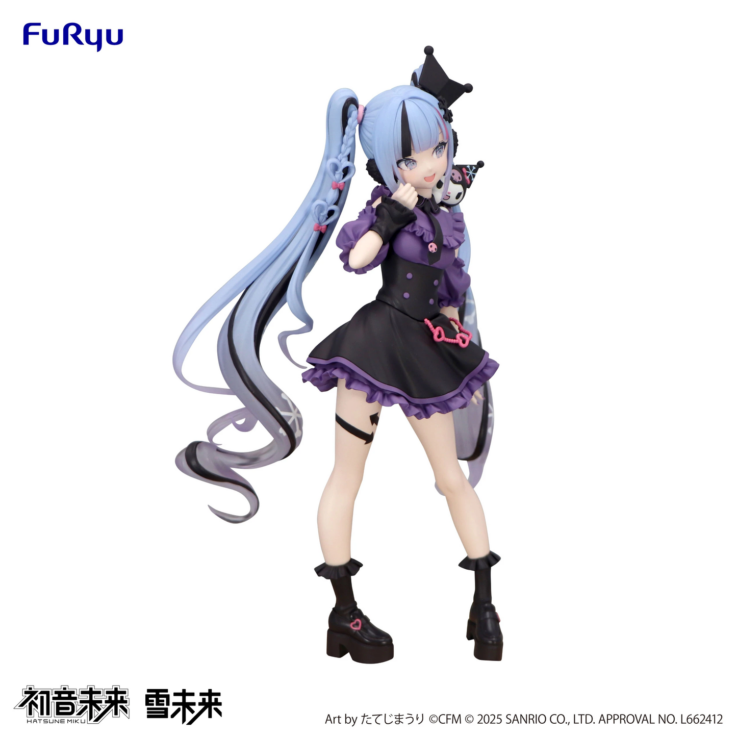 FuRyu Snow Miku x Kuromi Trio-Try-iT Figure
