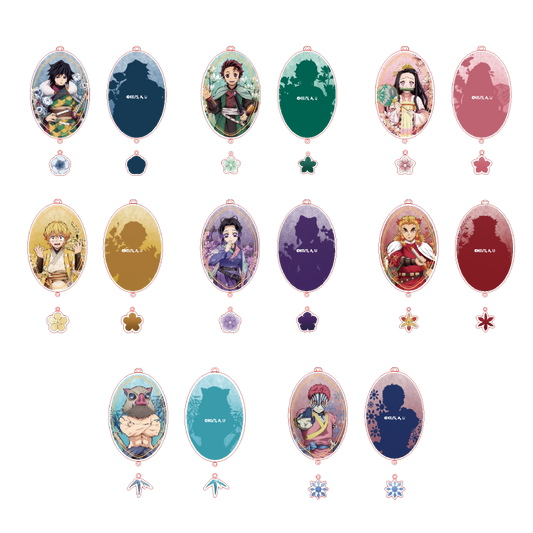 Demon Slayer Chinese Style Acrylic Charm Blind Box