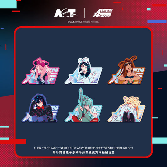 ALIEN STAGE Rabbit Series Bust Acrylic Refrigerator Magnet Blind Box