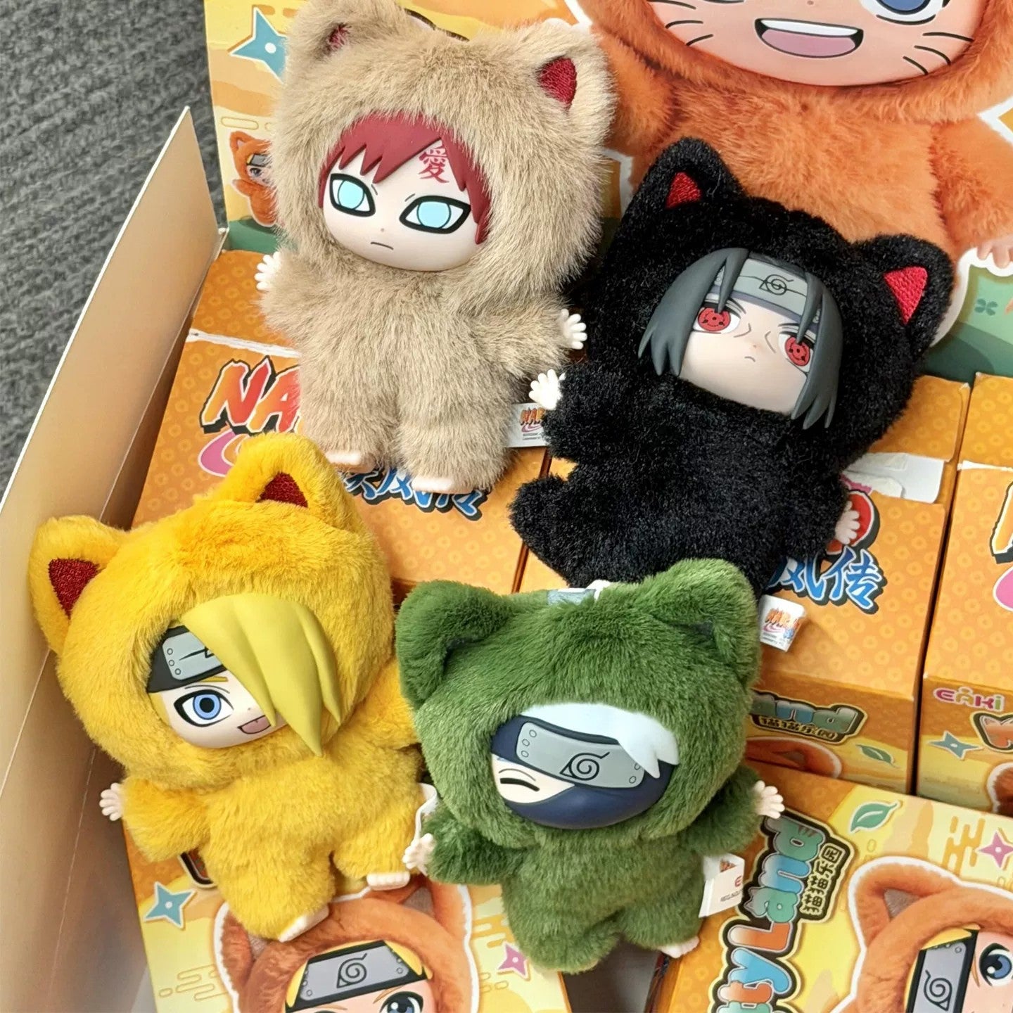 EAKI NARUTO Shippuden KittenLand Cat Costume Plush Figure Blind Box
