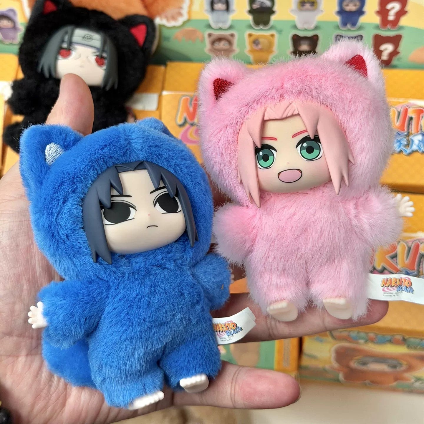 EAKI NARUTO Shippuden KittenLand Cat Costume Plush Figure Blind Box