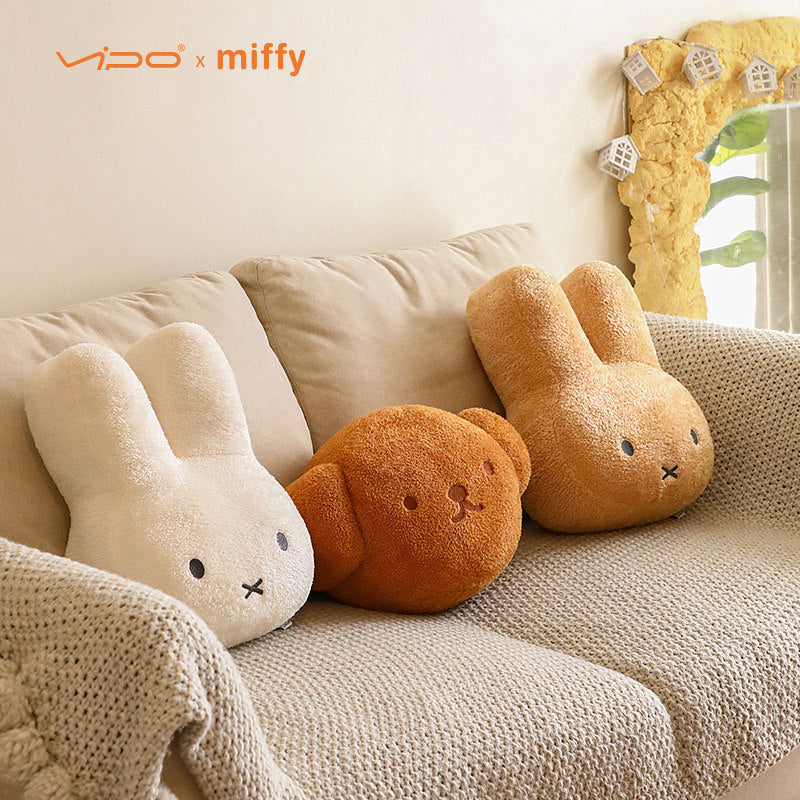 VIPO x Miffy Miffy & Bear Plush Pillow