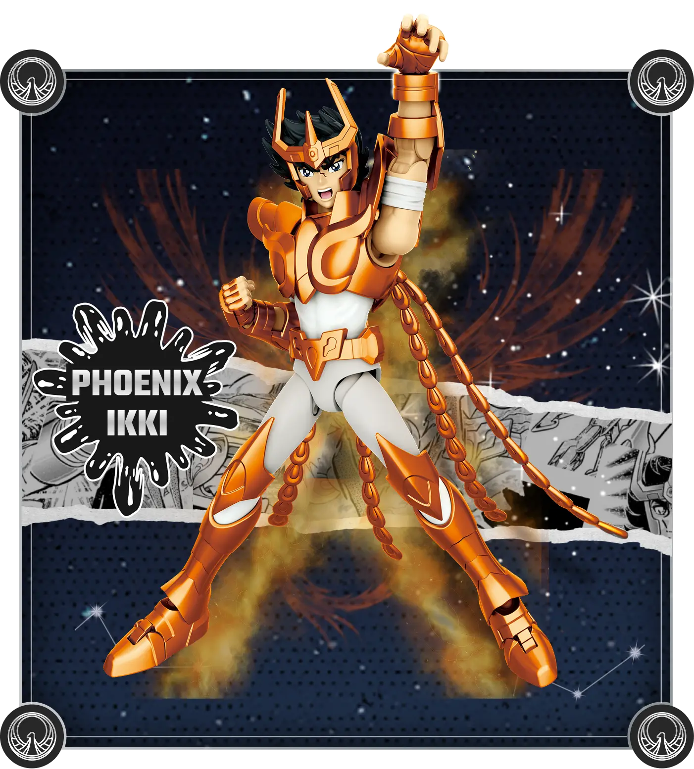 Blokees Saint Seiya Champion Class 12 Phoenix Ikki Model Kit