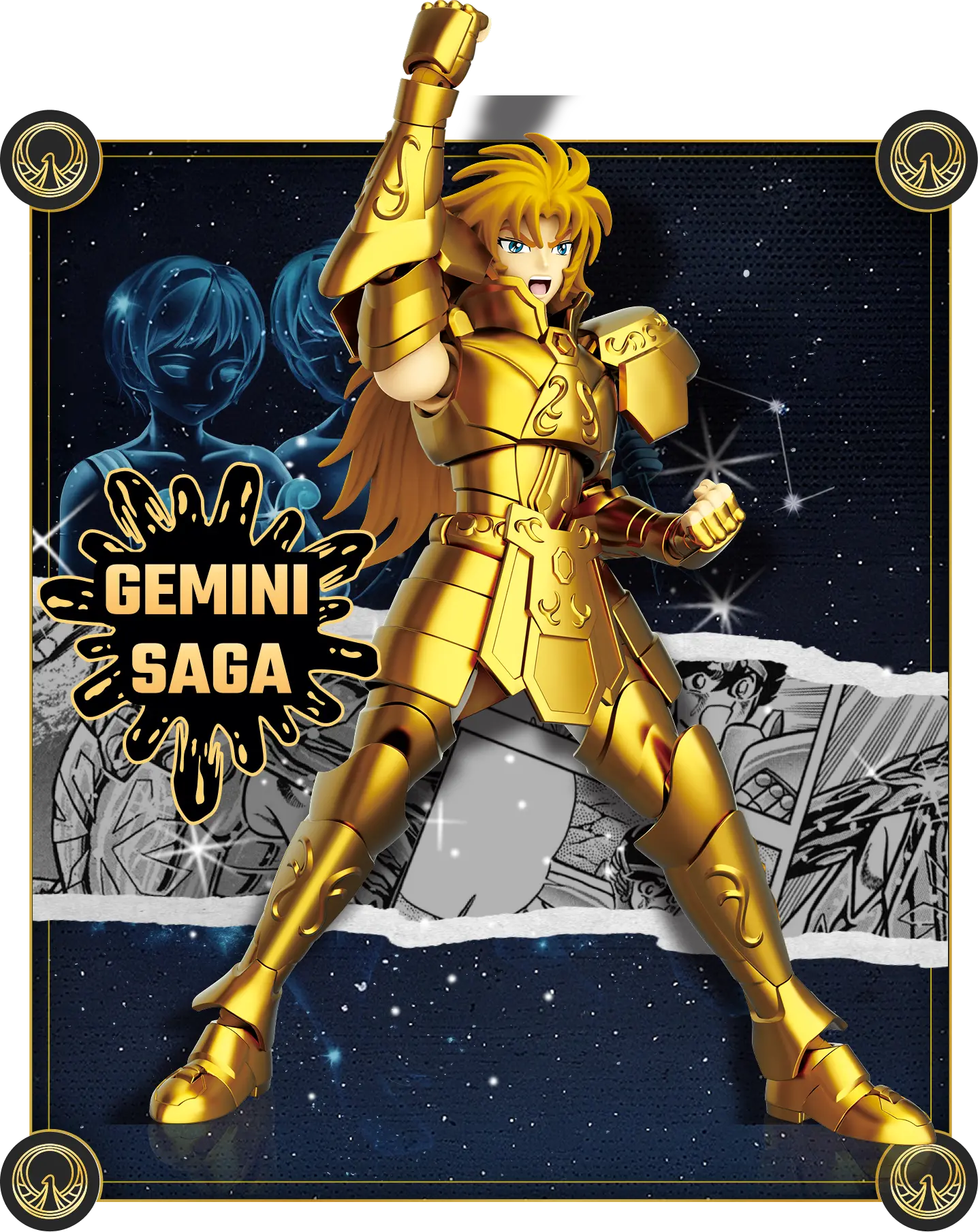 Blokees Saint Seiya Champion Class 13 Gemini Saga Model Kit