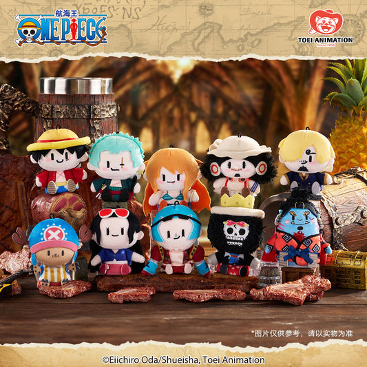GoodSmile Moment One Piece Straw Hat Pirates Finger Puppet Plush Blind Box