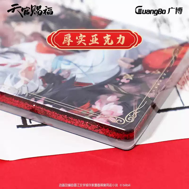 Heaven Official's Blessing Animation Shadow Dream Series Glitter Acrylic Block