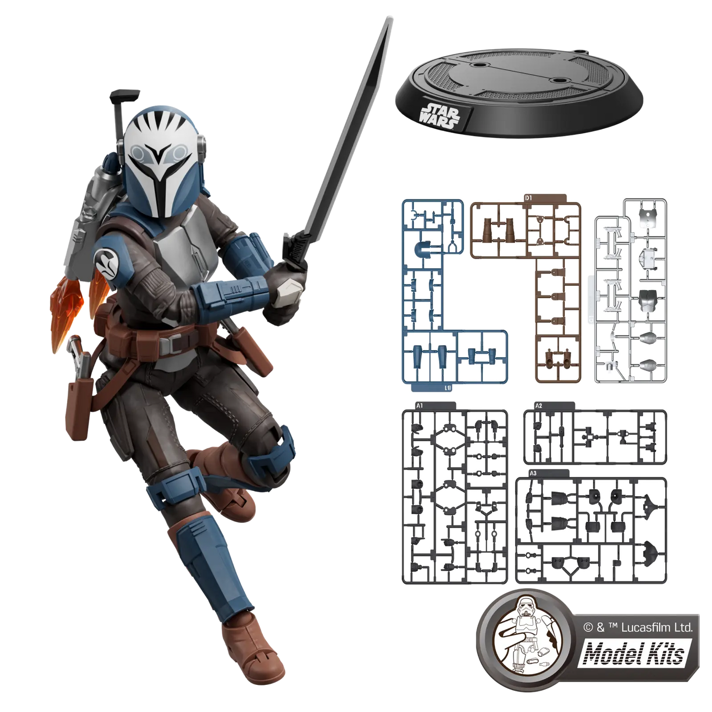 STAR WARS: THE MANDALORIAN™ CHAMPION CLASS 06 BO-KATAN KRYZE™ MODEL KITS | BLOKEES