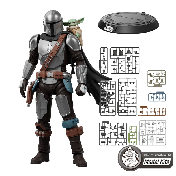 STAR WARS: THE MANDALORIAN & GROGU™ CHAMPION CLASS 05 DIN DJARIN™ & GROGU™ MODEL KITS | BLOKEES