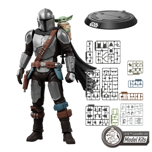 STAR WARS: THE MANDALORIAN & GROGU™ CHAMPION CLASS 05 DIN DJARIN™ & GROGU™ MODEL KITS | BLOKEES