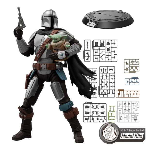 STAR WARS: THE MANDALORIAN & GROGU™ CHAMPION CLASS 05 DIN DJARIN™ & GROGU™ MODEL KITS | BLOKEES