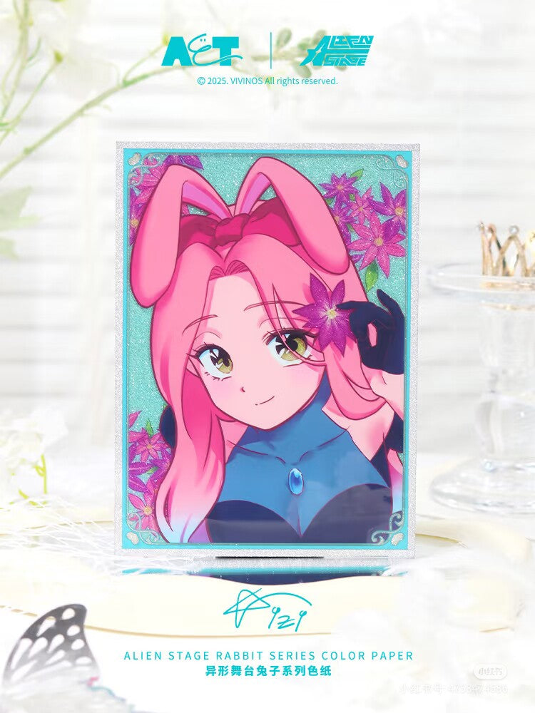 Alien Stage Rabbit Series Illustration Board