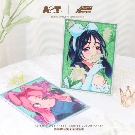Alien Stage Rabbit Series Illustration Board