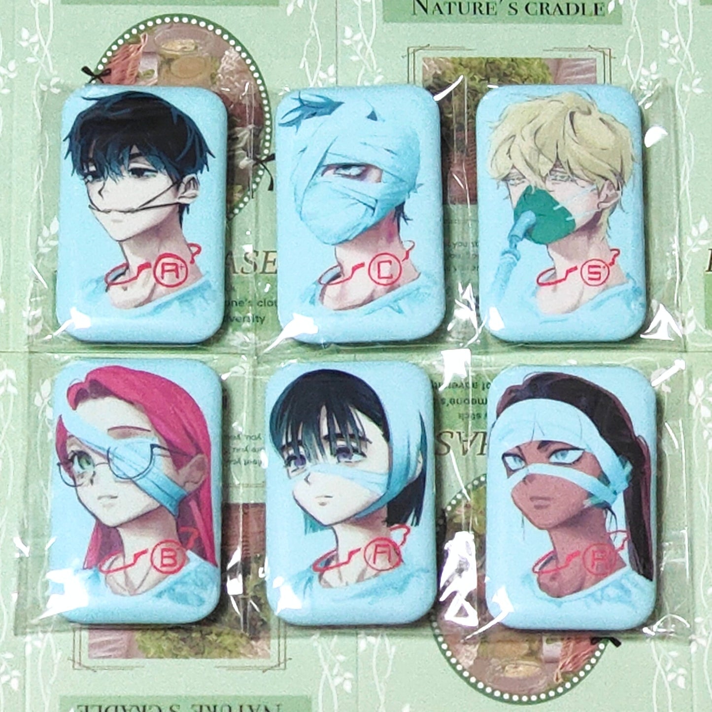 Alien Stage Anakt Garden Collection Square Badge Blind Box