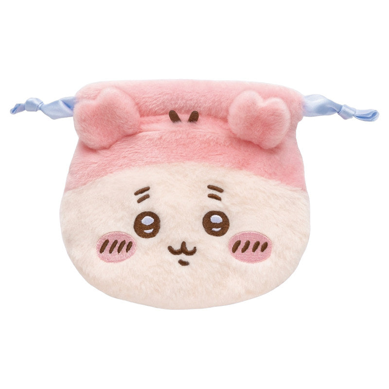 Chiikawa Okao Kinchaku 2 Face Drawstring Pouch Blind Box
