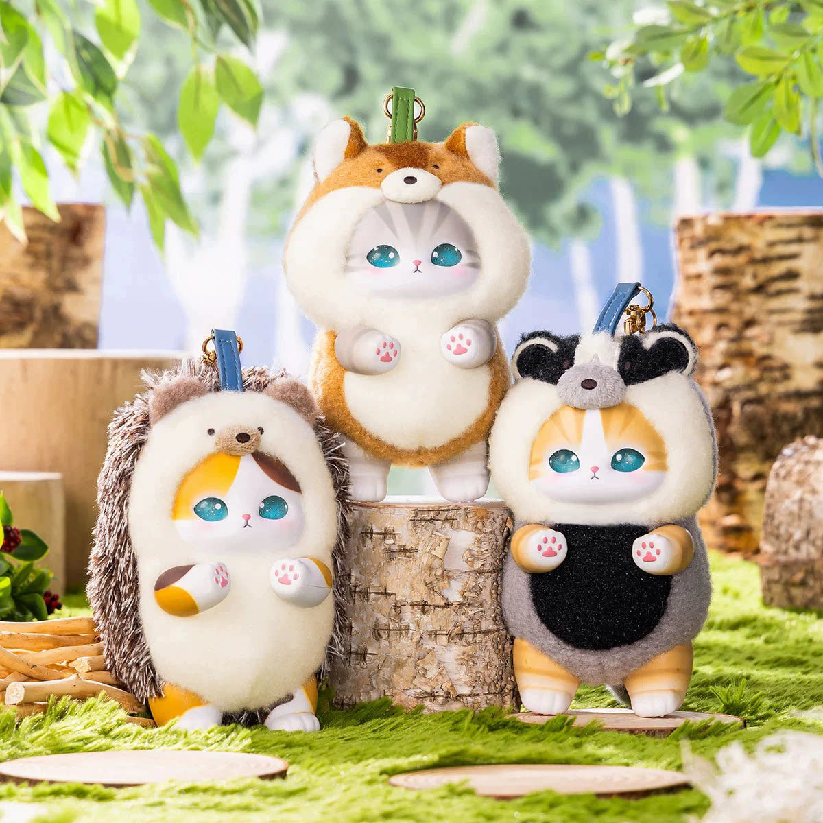 Mofusand Kiramekko Nordic Kittens Vinyl Plush Pendant Blind Box