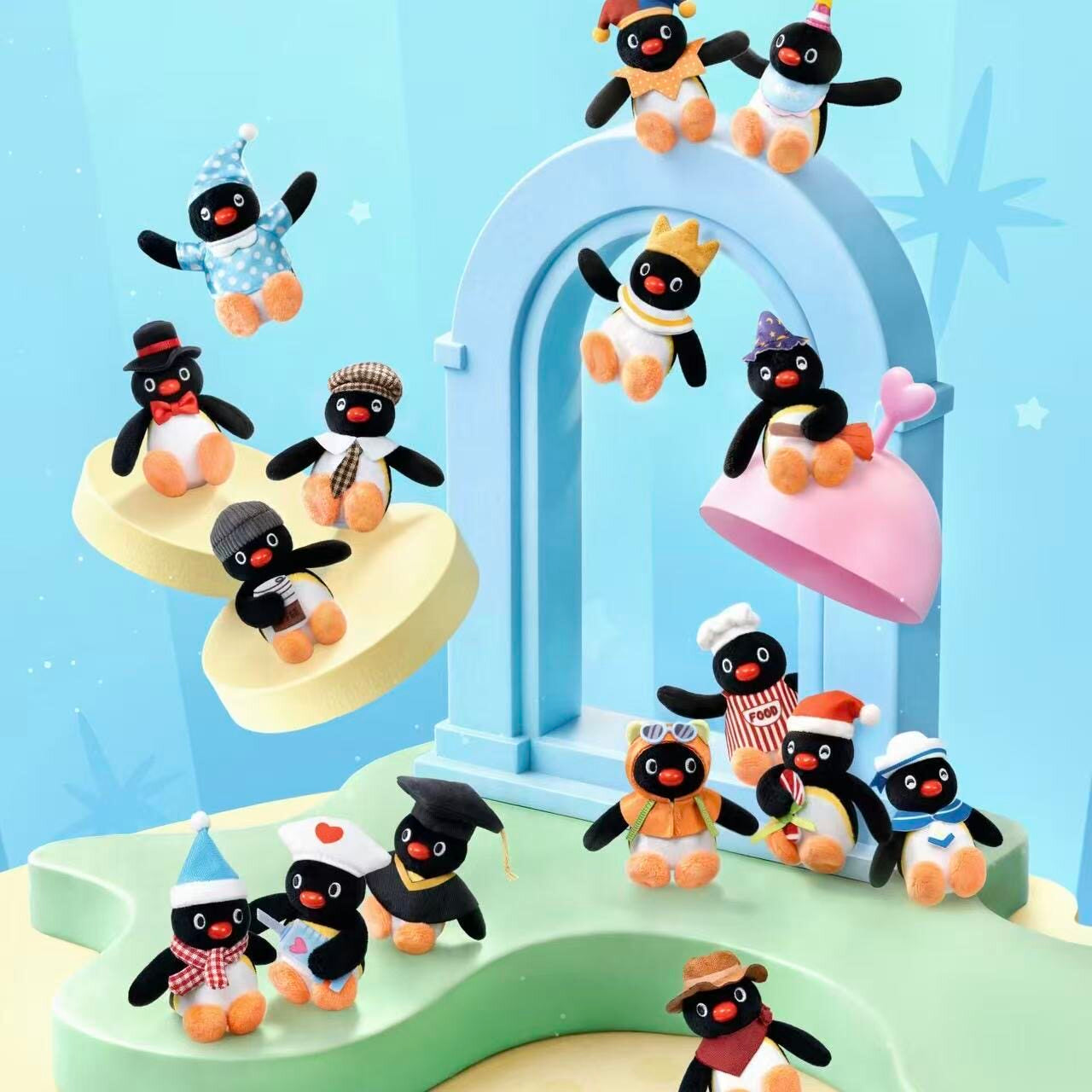 Pingu GuGu Adventure Series Plush Pendant Blind Bag