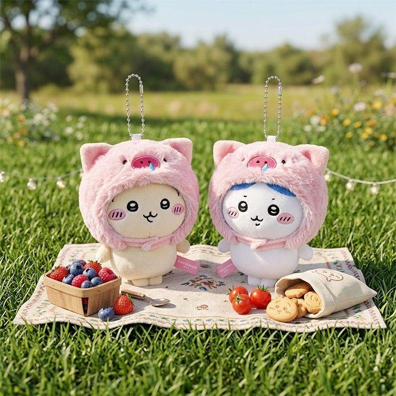 MINISO Chiikawa Pig Costume Plush Pendant