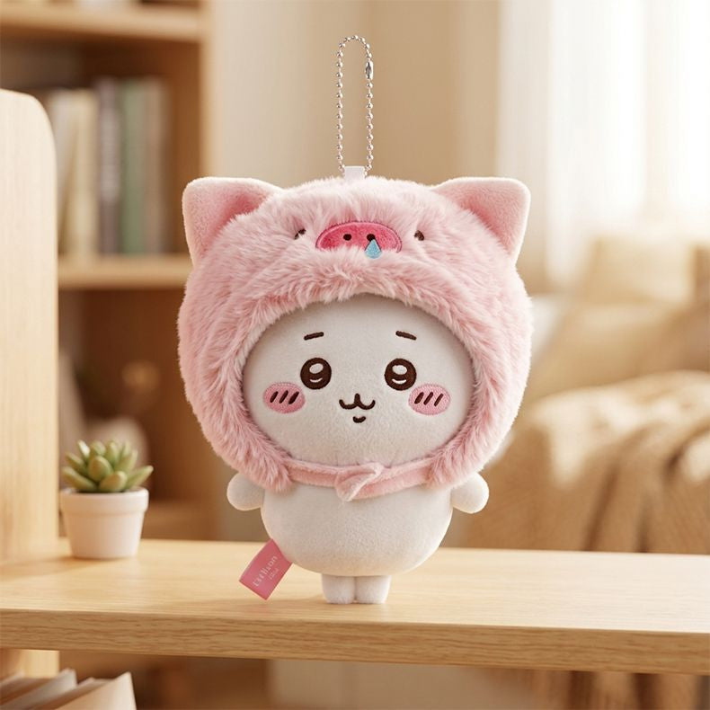 MINISO Chiikawa Pig Costume Plush Pendant