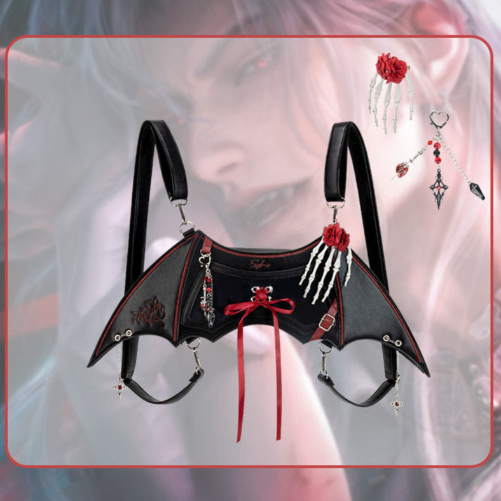 Love and Deepspace Sylus Heart Wing Gothic Ita Bag