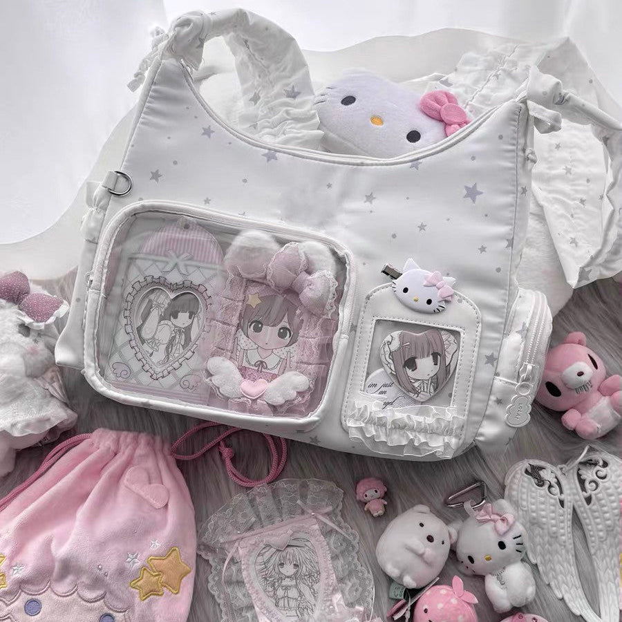 Starry Moon Clear Window Ita Shoulder Bag