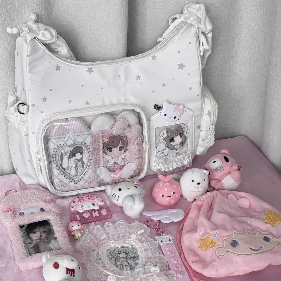 Starry Moon Clear Window Ita Shoulder Bag