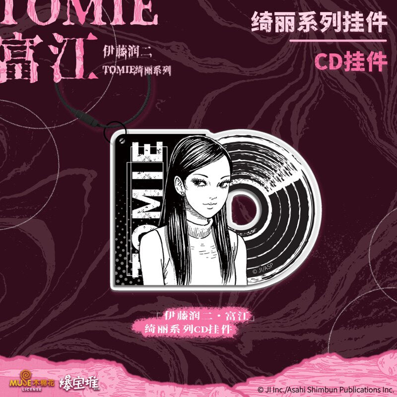 Junji Ito Tomie Kirei Series Acrylic Standee Photo Card  CD Acrylic Charm