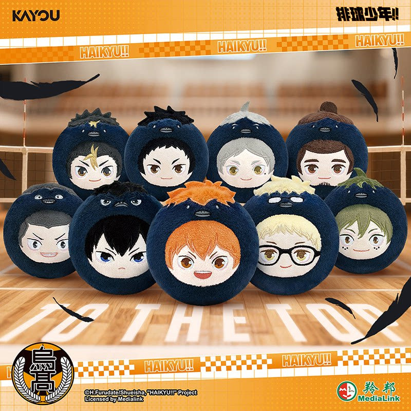 Haikyu!! Ball-Chick Series Plush Ball Pendant Blind Box