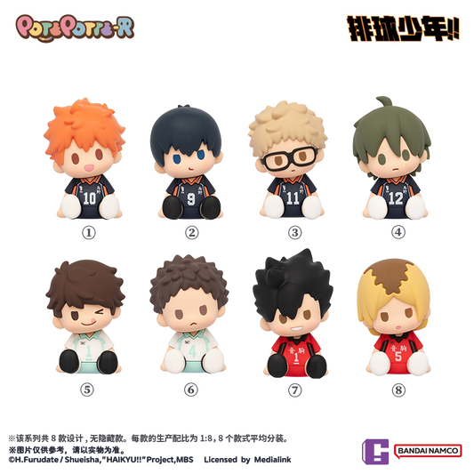 Haikyu!! PotePotter-R Sitting Mini Figure Blind Box