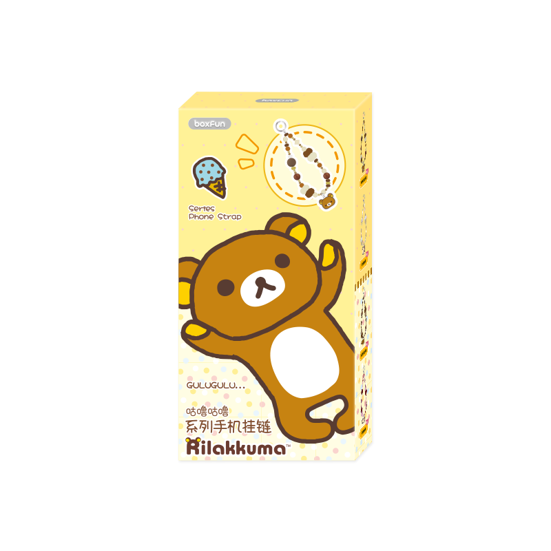 Rilakkuma Gulugulu Series Phone Strap Blind Box