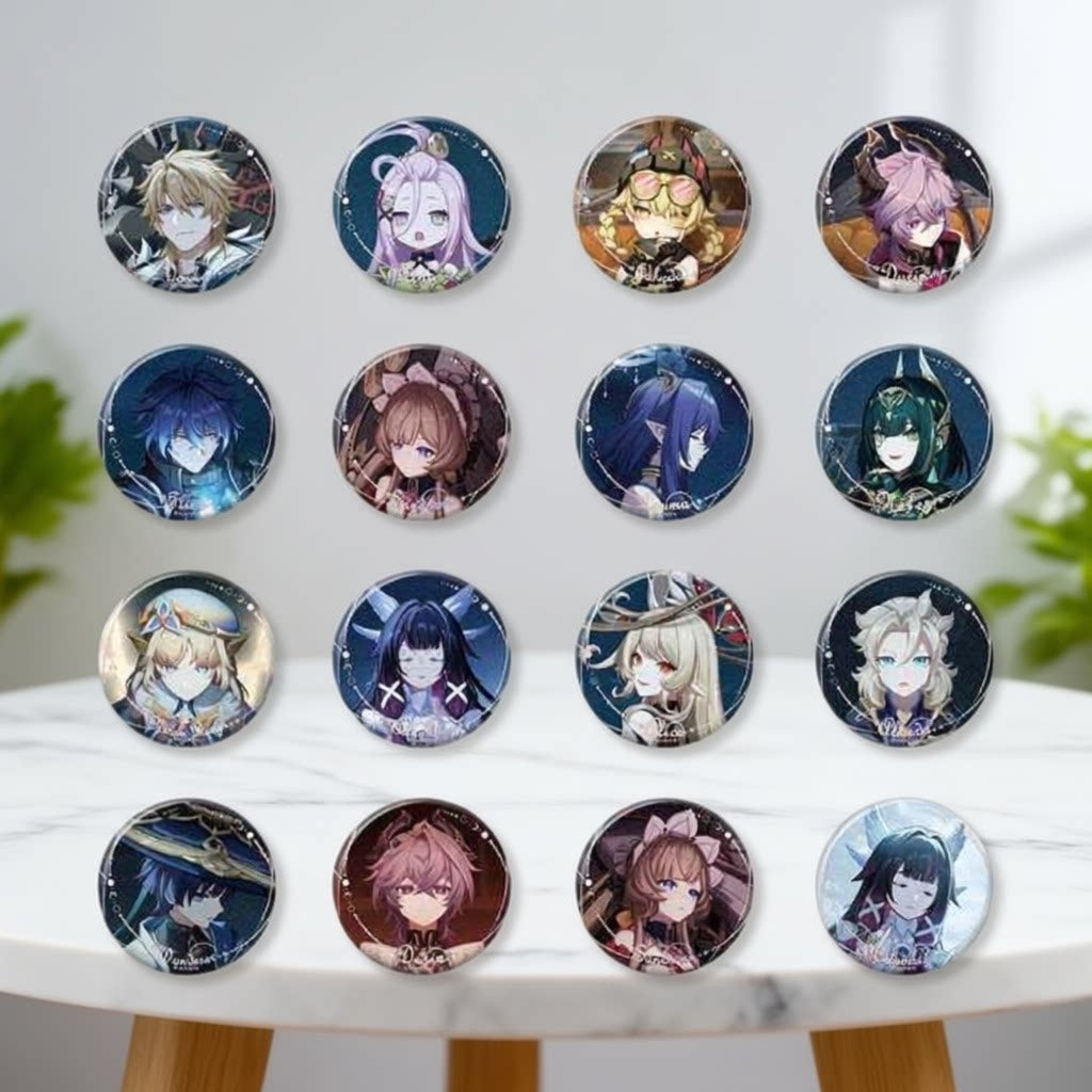 Genshin Impact Moonlit Ballad of the Night Series Badge Blind Box