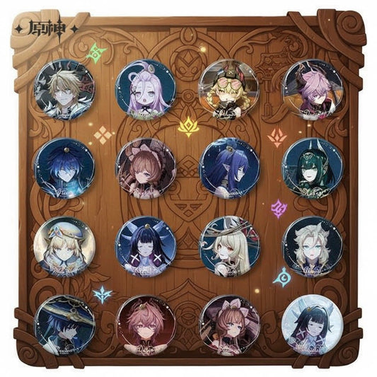 Genshin Impact Moonlit Ballad of the Night Series Badge Blind Box