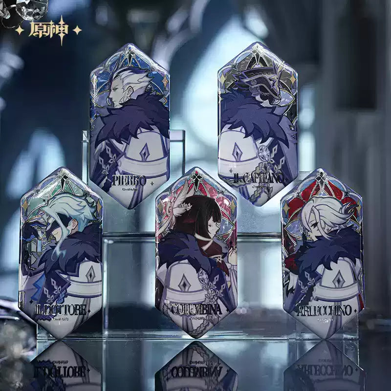 Genshin Impact Frost and Flame Series Badge Blind Box