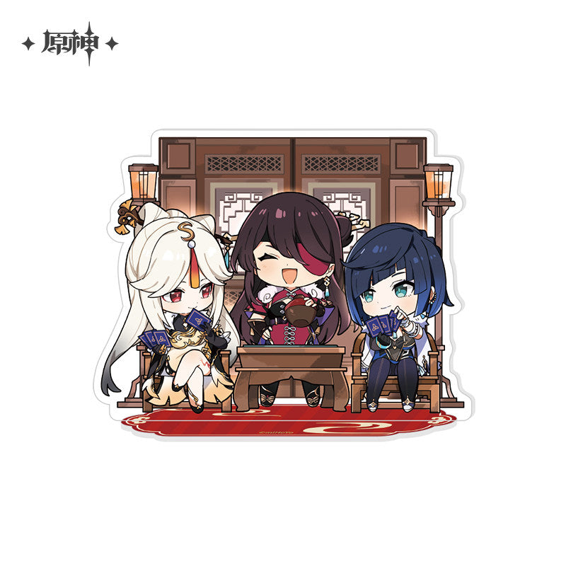 Genshin Impact The Exquisite Night Chimes Series Chibi Character Acrylic Standee