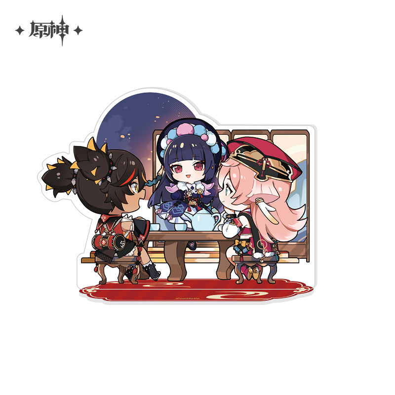 Genshin Impact The Exquisite Night Chimes Series Chibi Character Acrylic Standee