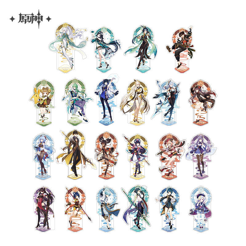 Genshin Impact Liyue Harbor Theme Series Zibai Character Acrylic Standee