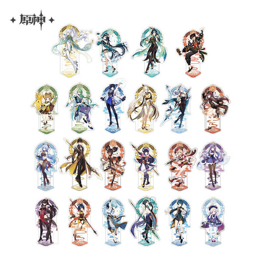 Genshin Impact Liyue Harbor Theme Series Zibai Character Acrylic Standee