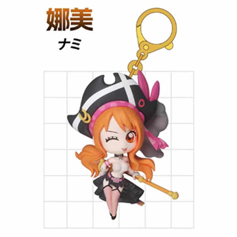 One Piece Film Red PVC Character Keychain Blind Box – 6 Designs