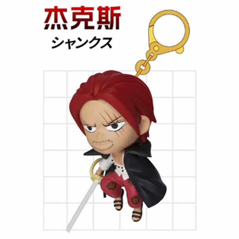 One Piece Film Red PVC Character Keychain Blind Box – 6 Designs