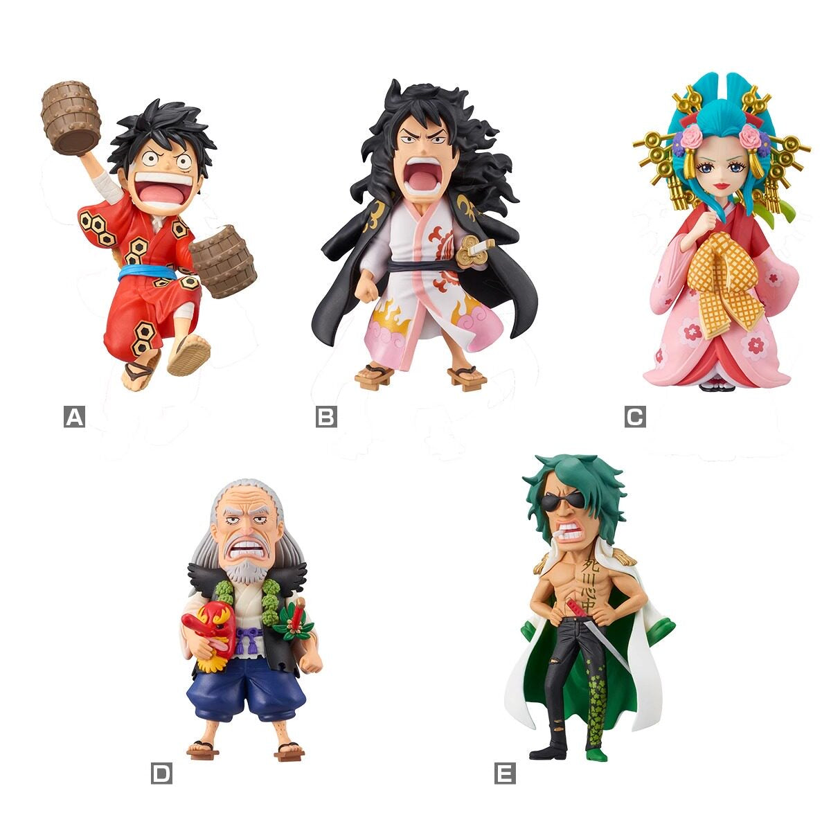 Banpresto One Piece WCF Wano Country Final Chapter Vol. 1 Figure Set of 5