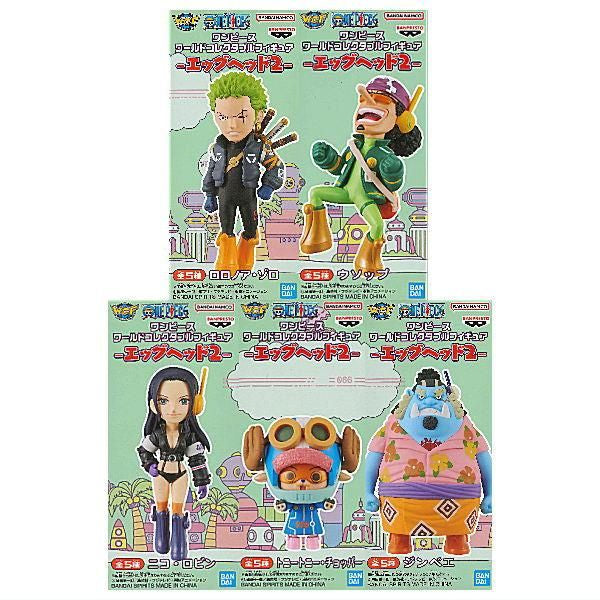 Banpresto One Piece WCF Egghead 2 Complete Set of 5 Figures