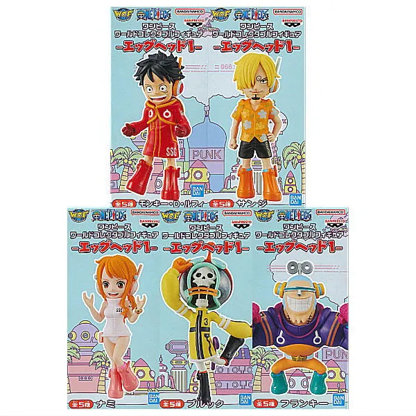 Banpresto One Piece WCF Egghead 1 Complete Set of 5 Figures