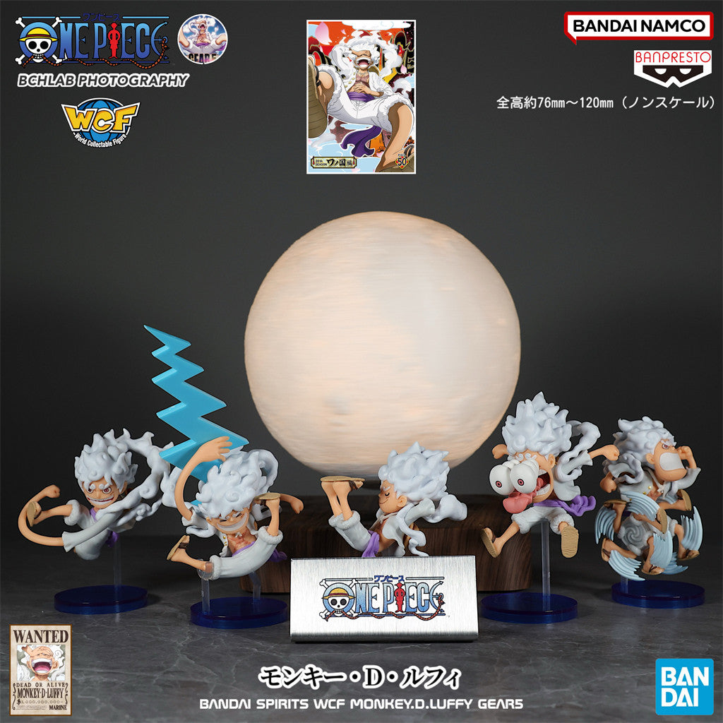 Banpresto One Piece WCF Monkey D. Luffy Gear 5 Special Complete Set of 5 Figures