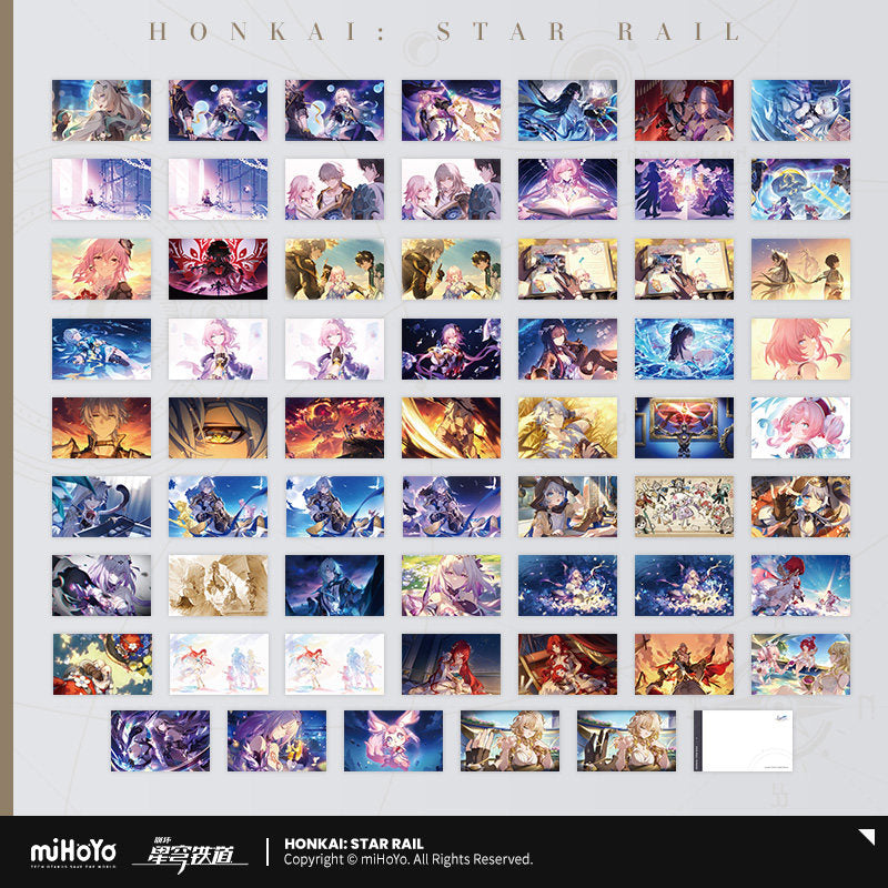 miHoYo Honkai: Star Rail With You Memories Postcard Collection Vol. 3 - 61-Piece Set
