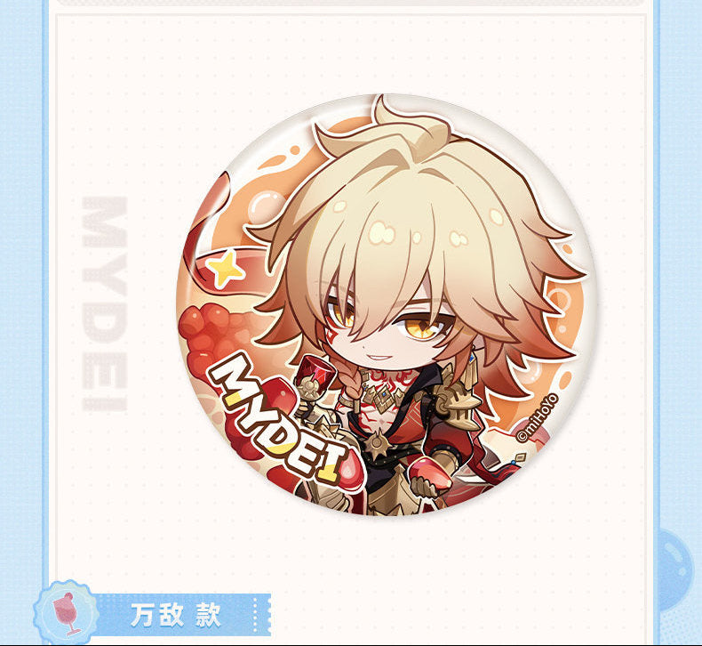 miHoYo Honkai: Star Rail Mydei Fruity Summer Chibi Tinplate Badge