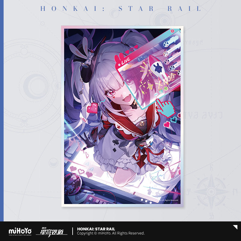miHoYo Honkai: Star Rail Silver Wolf Light Cone Acrylic Shikishi Art Board