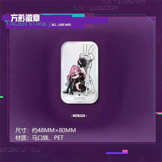 ALIEN STAGE DLC: LOVE HATE Rectangular Button Badge